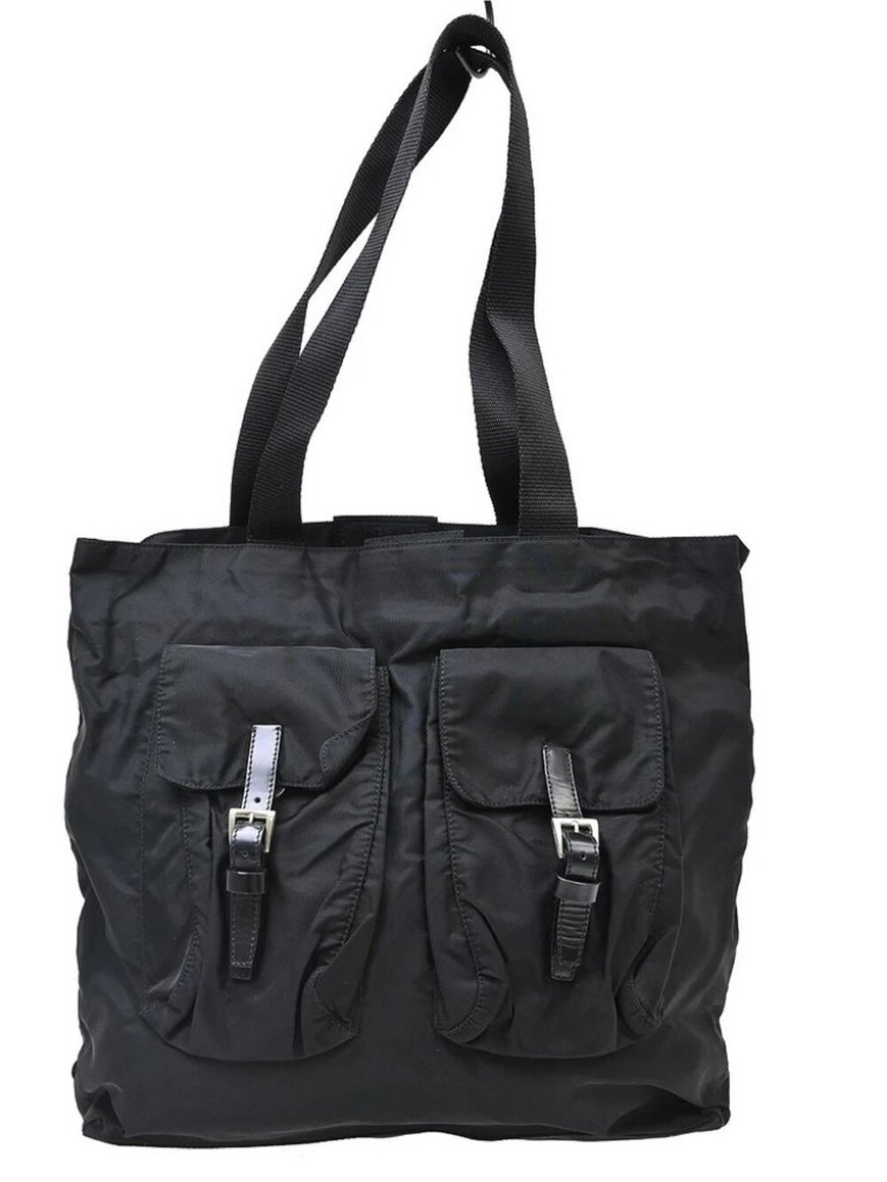 Prada Black Nylon Tote Bag 117 NQ09628